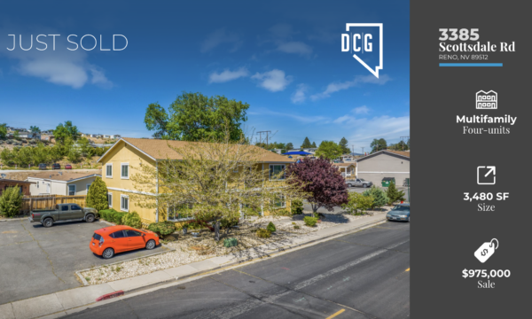 DCG’s Multifamily Team Represents Buyer and Seller of North Reno 4-Unit Apartment Complex